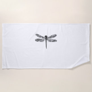 Steampunk Style Dragonfly T-shirt Strandlaken