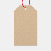 Steampunk Super Colorful Rusty Gears Monogram Cadeaulabel (Achterkant)