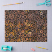 Steampunk Super Colorful Rusty Gears Tissuepapier (Craft)