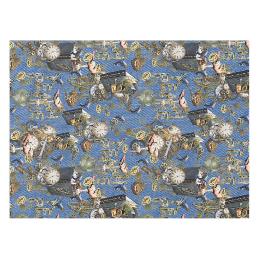 Steampunk sur Blue Denim Nappe (Devant (Horizontal))