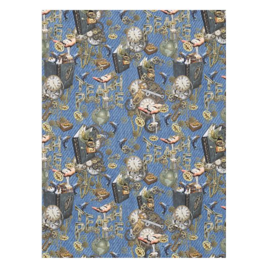 Steampunk sur Blue Denim Nappe (Devant)