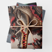 Steampunk Swamp Alligators Decoupage Inpakpapier Vel (In situ)