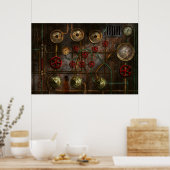 Steampunk - Taakjitters Poster (Keuken)