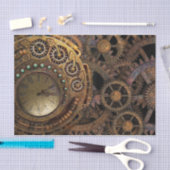Steampunk tandwieltijdmachine tissuepapier (Craft)