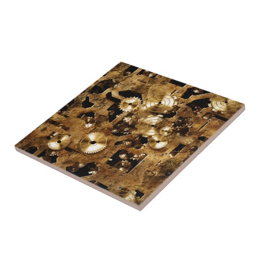 Steampunk Tegeltje (Zijkant)