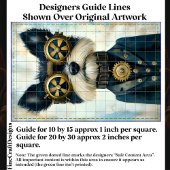 Steampunk Terriër Hond In Goggles CY3 Decoupage Tissuepapier