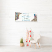 Steampunk thema bruiloft spandoek (Insitu)