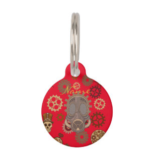 Steampunk Theme Gasmasker Thunder_Cove Huisdierpenning