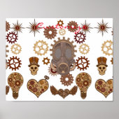 Steampunk Theme Thunder_Cove Poster (Voorkant)