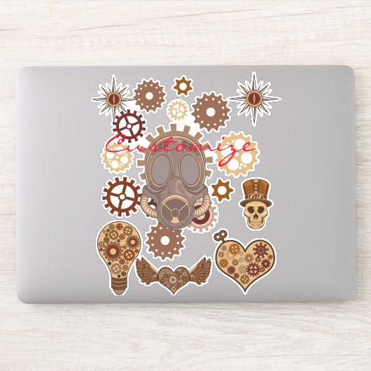 Steampunk Theme Thunder_Cove Sticker (Computer)