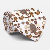 Steampunk Theme Thunder_Cove Stropdas (Opgerold)