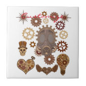 Steampunk Theme Thunder_Cove Tegeltje (Voorkant)