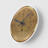 Steampunk-thermometer Ronde Klok (Hoek)