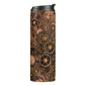 Steampunk Thermosbeker (Gedraaid links)