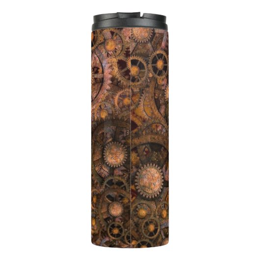 Steampunk Thermosbeker (Achterkant)