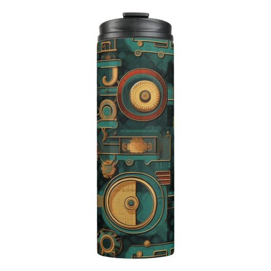 Steampunk Thermosbeker (Voorkant)