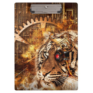 Steampunk Tiger Klembord