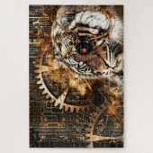Steampunk Tiger Legpuzzel (Verticaal)