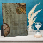 Steampunk-tijdmachine Fotoplaat (Zijkant)