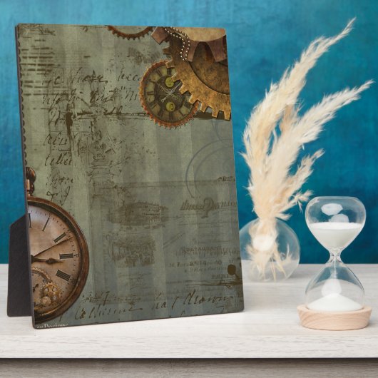 Steampunk-tijdmachine Fotoplaat (Zijkant)