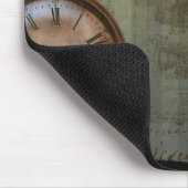 Steampunk-tijdmachine Muismat (Hoek)