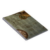 Steampunk-tijdmachine Notitieboek (Rechterzijde)