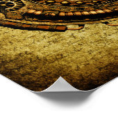 Steampunk-tijdmachine Poster (Hoek)