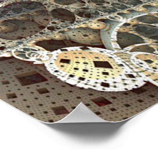 Steampunk-tijdmachine Poster (Hoek)