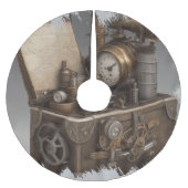 Steampunk tijdmachine -  schatkist kerstboom rok (Voorkant)