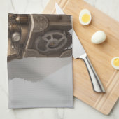 Steampunk tijdmachine - schatkist theedoek (Quarter Fold)