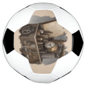 Steampunk tijdmachine -  schatkist voetbal (Gedraaid)