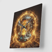 Steampunk, Tijdmachine, Tijd/Ruimte/Continuum 003X Vierkante Klok (Hoek)