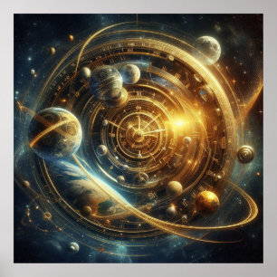 Steampunk/Tijdmachine, Tijd/Ruimte/Continuum 6003X Poster