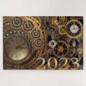 Steampunk-tijdstukken 2023 legpuzzel (Horizontaal)