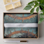 Steampunk Timekeeper Portrait Decoupage Tissuepapier (Geschenk)