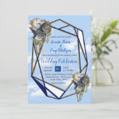 Steampunk Timeless Wedding Party cards & giften Kaart (Staand voorkant)