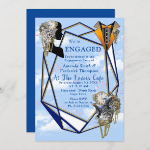 Steampunk Timeless Wedding Party cards & giften Kaart