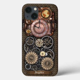 Steampunk Timepart Redux #2 iPhone 13 Hoesje