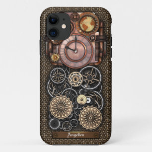 Steampunk Timepart Redux #2 iPhone 11 Hoesje
