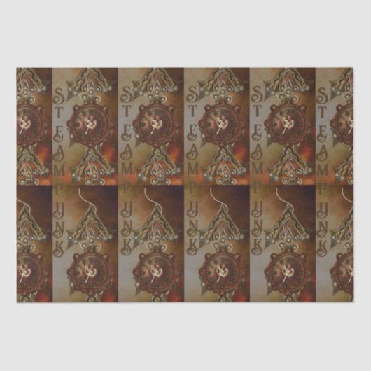 STEAMPUNK TISSUEPAPIER (Voorkant)