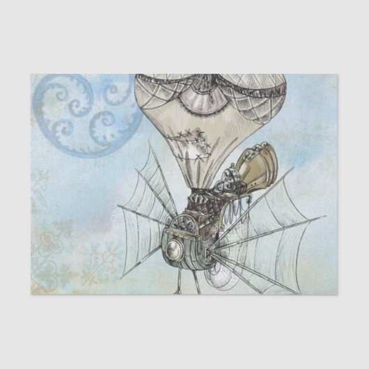  Steampunk Tissuepapier (Voorkant)