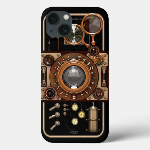  Steampunk TLR-camera #2B iPhone 13 Hoesje