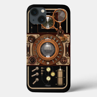  Steampunk TLR-camera #2B iPhone 13 Hoesje