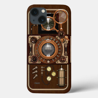  Steampunk TLR-camera iPhone 13 Hoesje