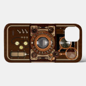  Steampunk TLR-camera Case-Mate iPhone Case (Achterkant (horizontaal))