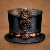 Steampunk Top Hat Bedankdoosjes