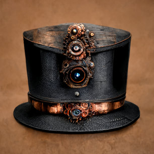 Steampunk Top Hat Lint