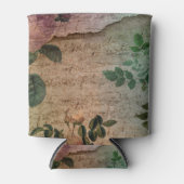 Steampunk Torn Roos |  depressie Blikjeskoeler (Voorkant)