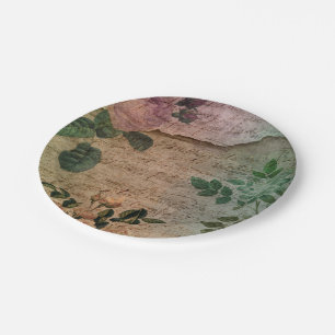 Steampunk Torn Roos depressie Papieren Bordje