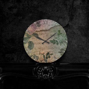 Steampunk Torn Roos    depressie Ronde Klok